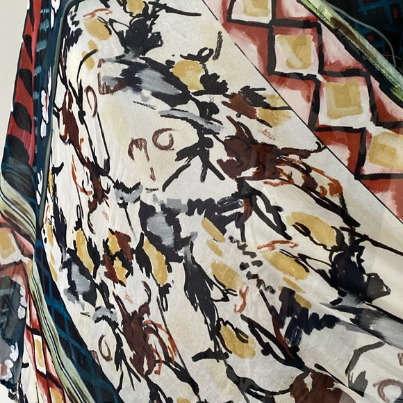 Artistic Flowy Sofia Dolman Sleeve Cover Up Top OS - Picture 6 of 11